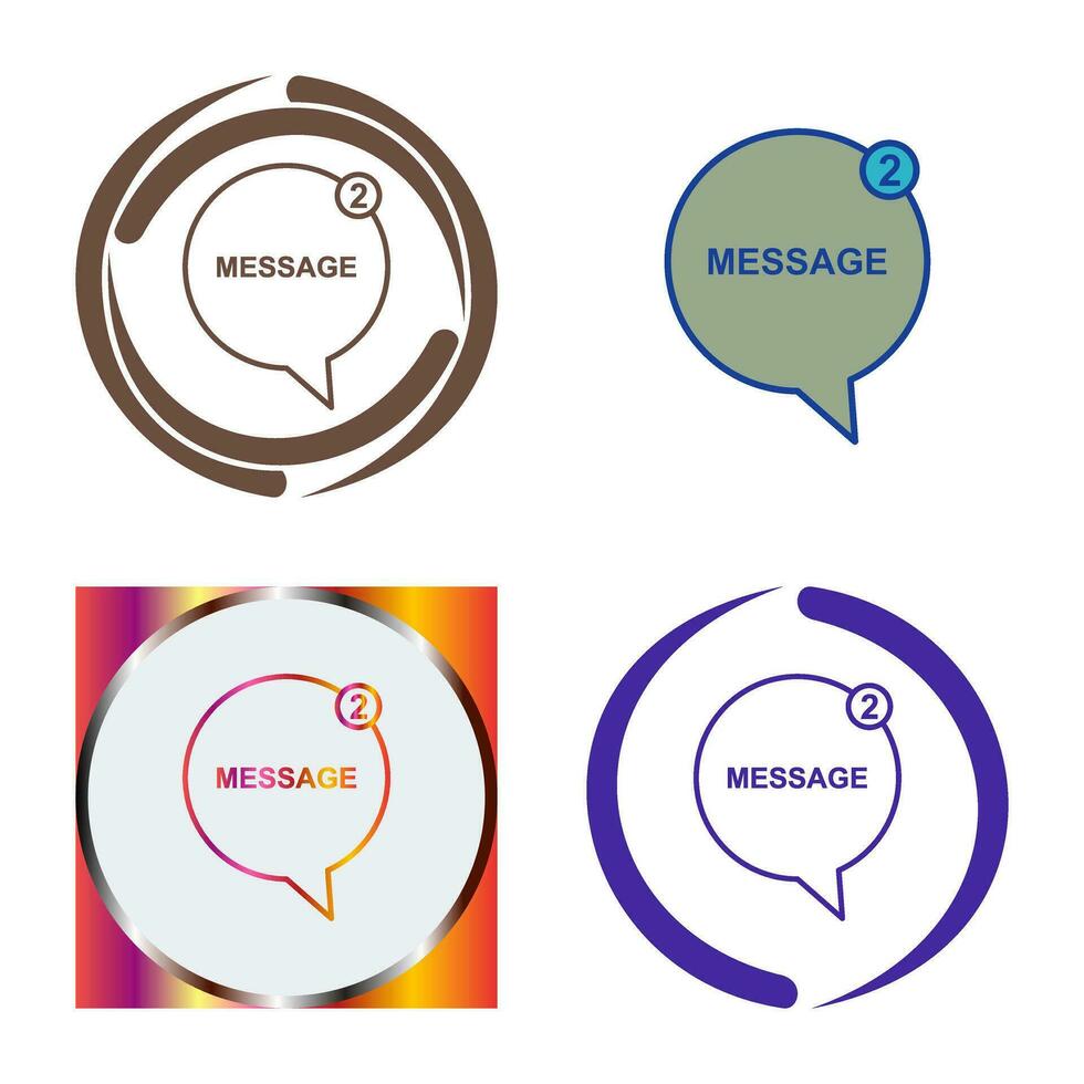 Message Bubbles Vector Icon