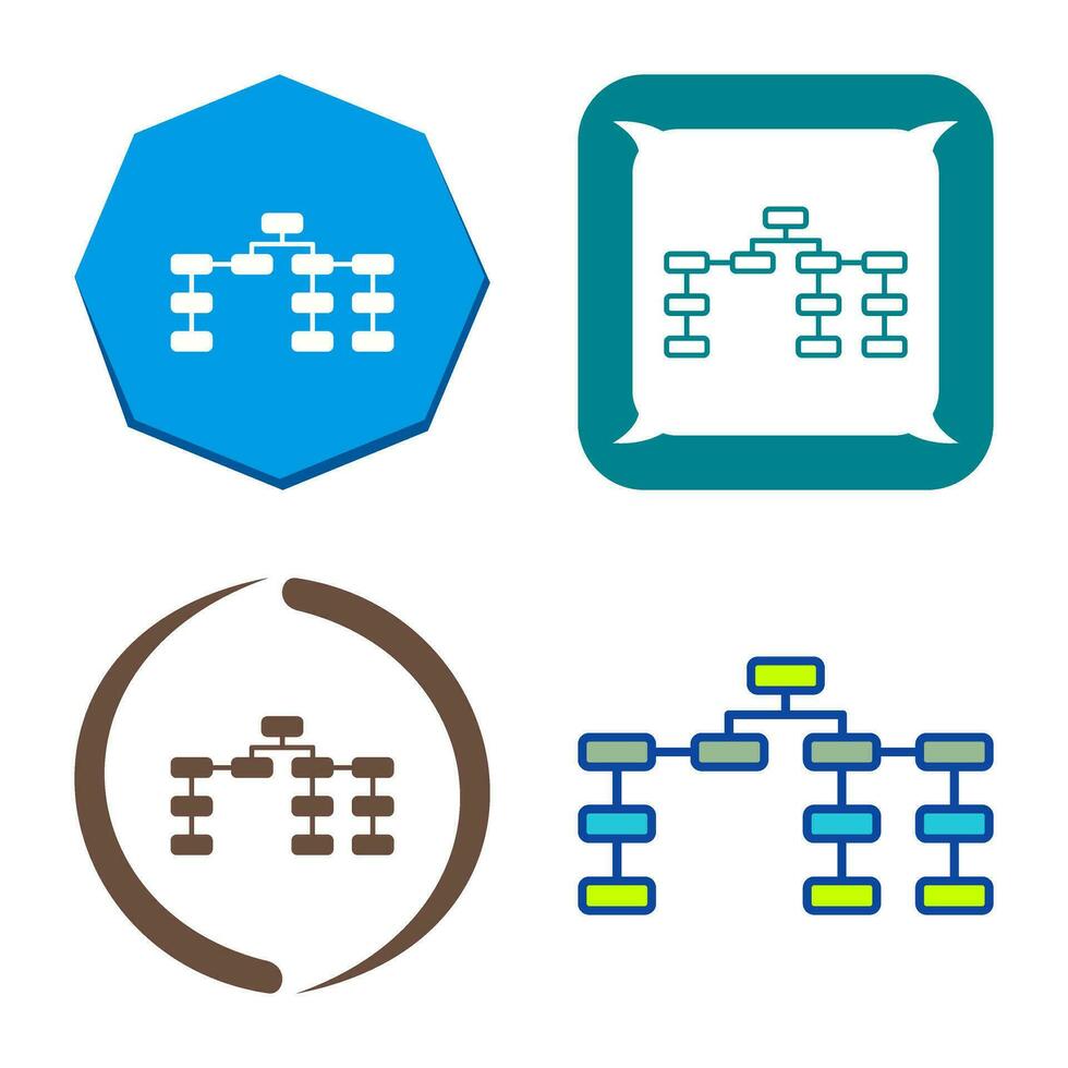 icono de vector de estructura de seo único