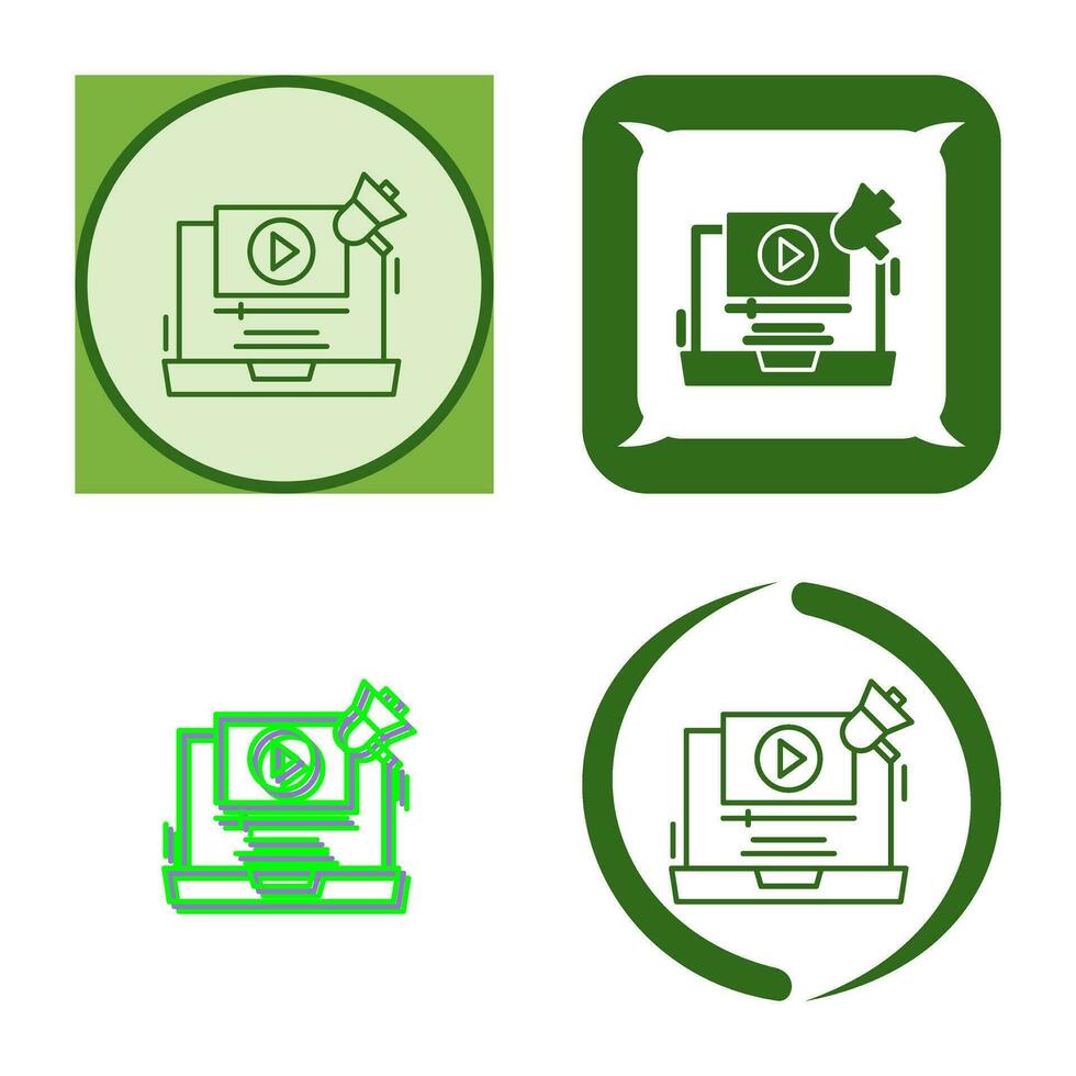 Video Marketing Vector Icon