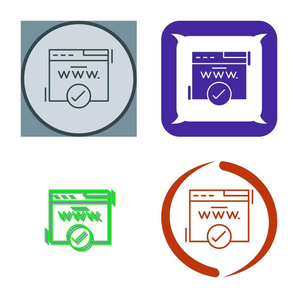 Domain Vector Icon