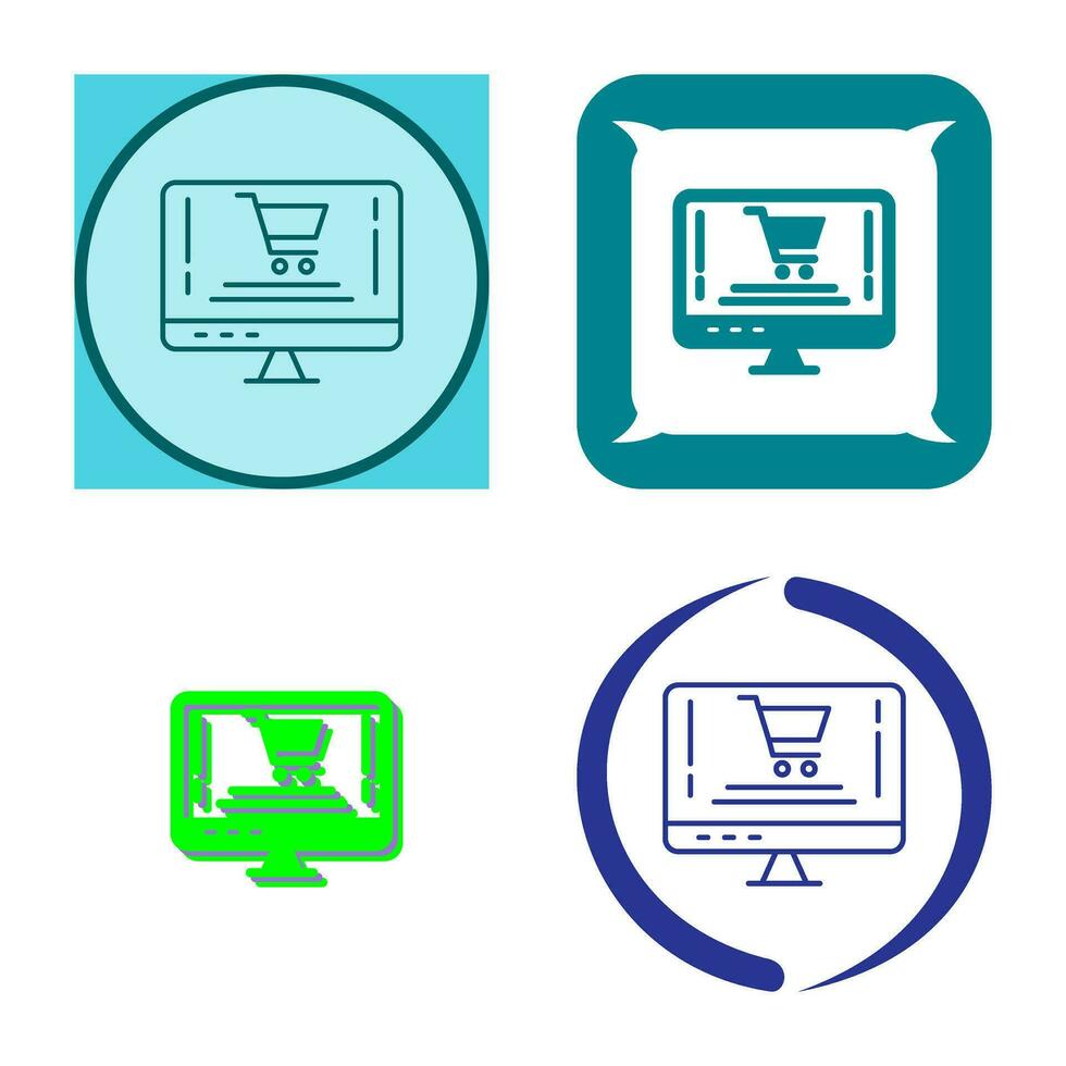 Online Shopping Vector Icon