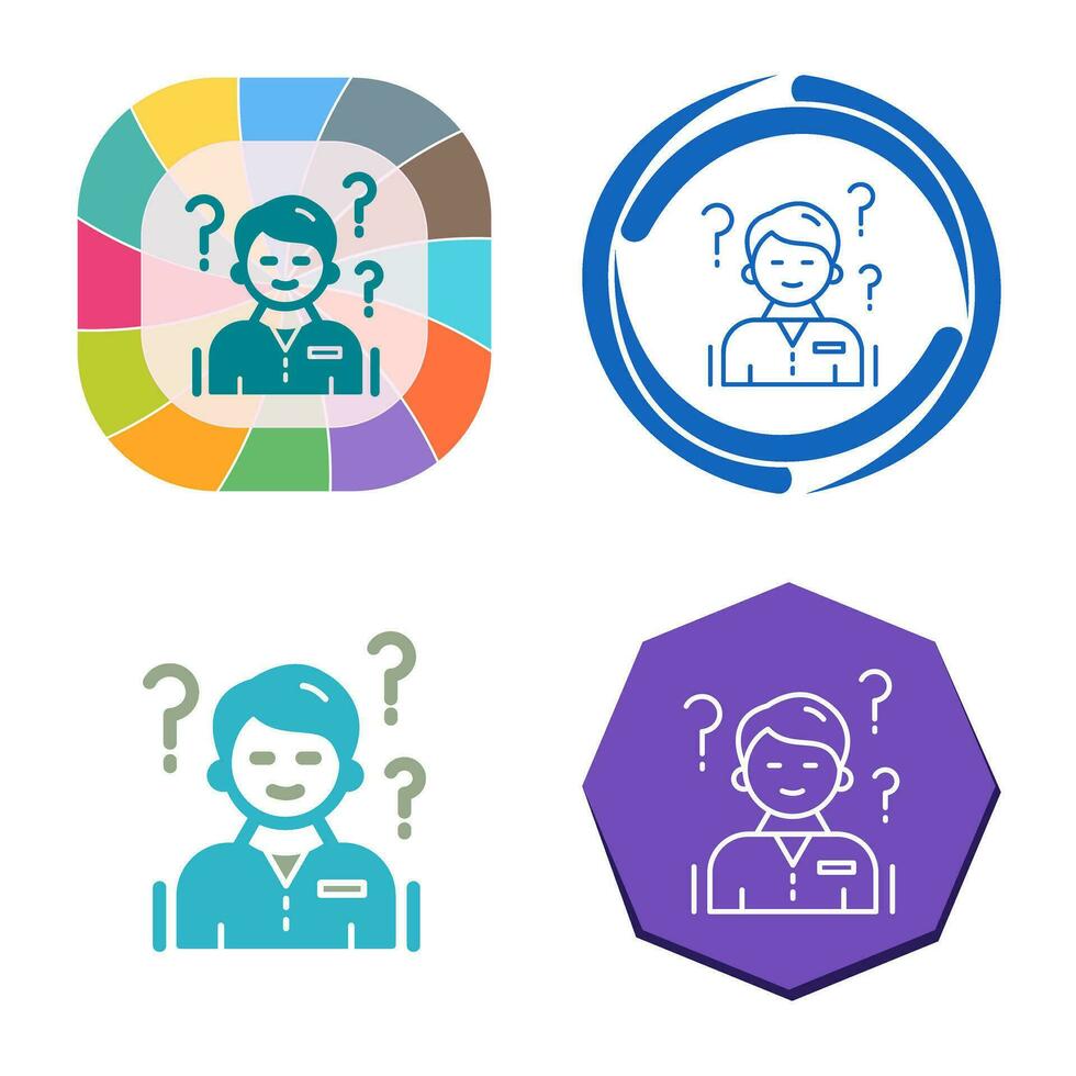 Confuse Vector Icon