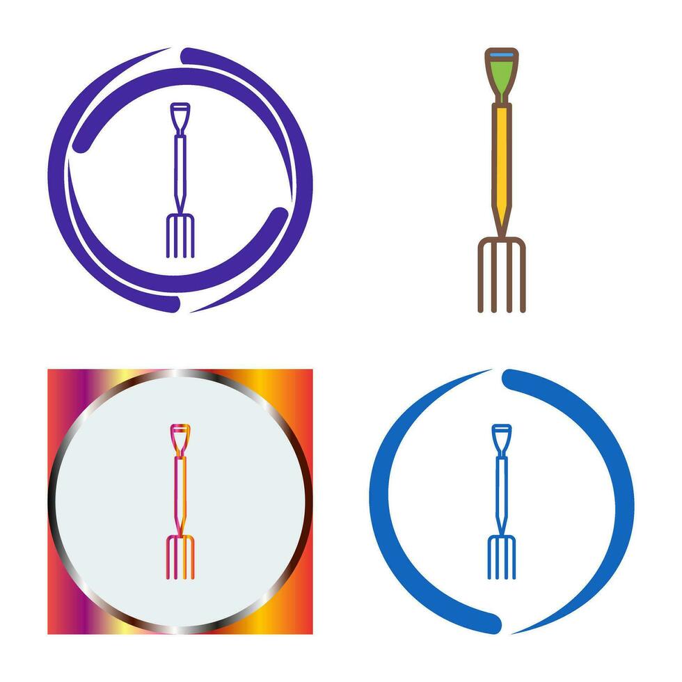 Gardening Fork Vector Icon