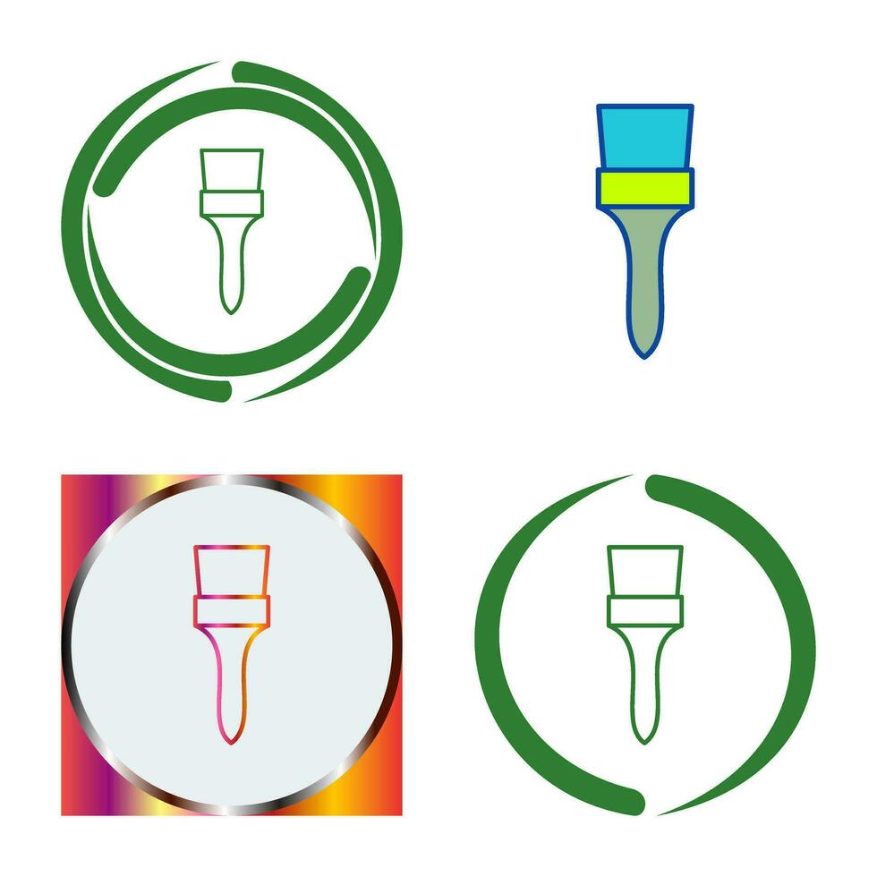 Unique Brush Vector Icon