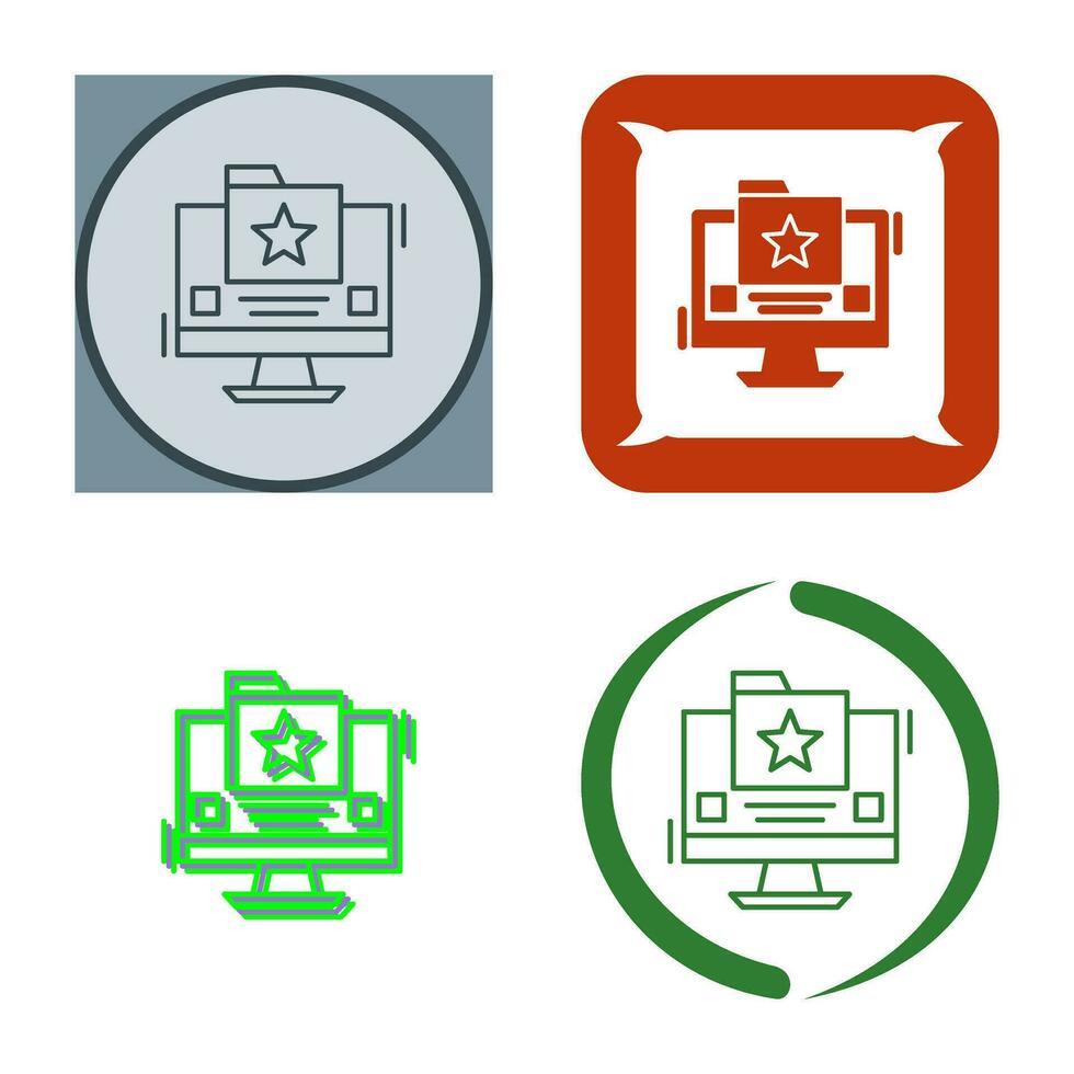 Favourite Folder Vector Icon