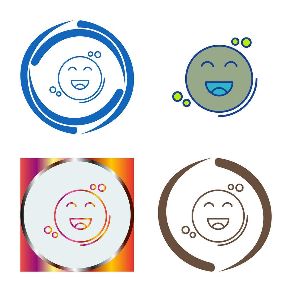 Happiness Vector Icon