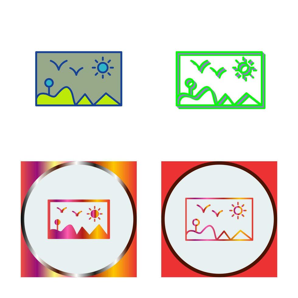 Painting Exhibit Vector Icon