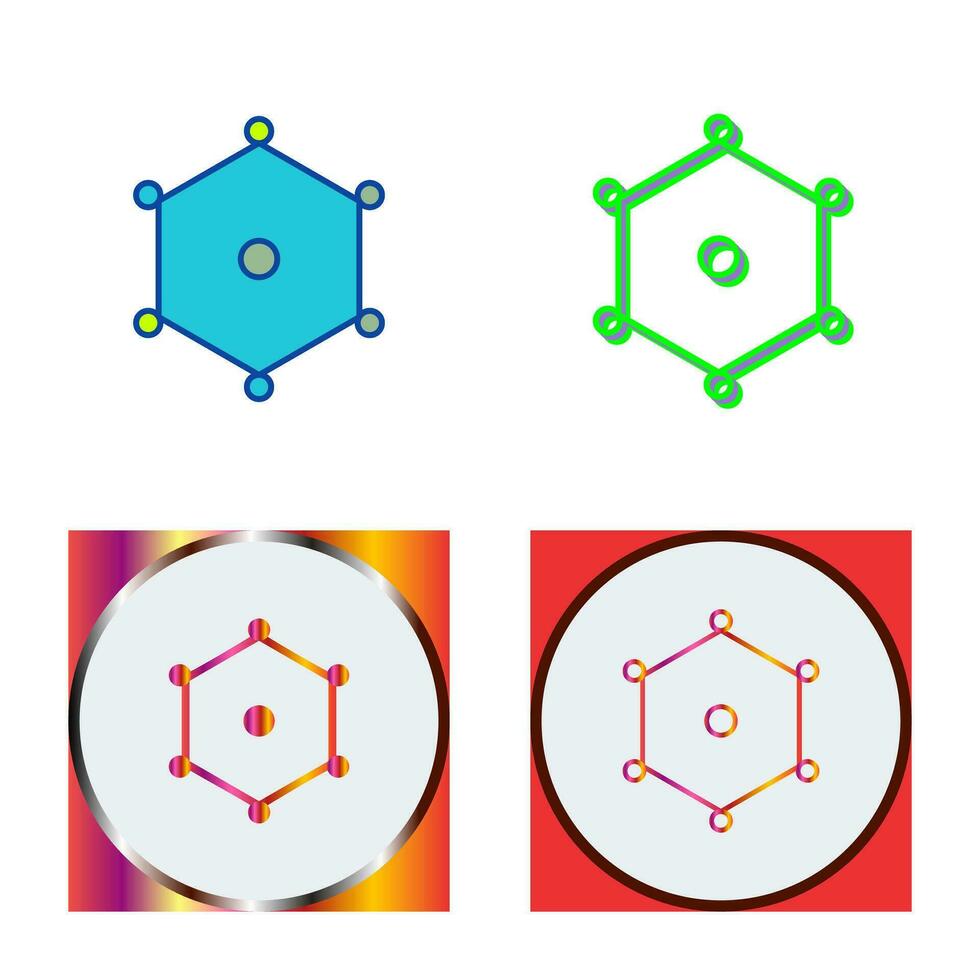 Unique Nodes Vector Icon