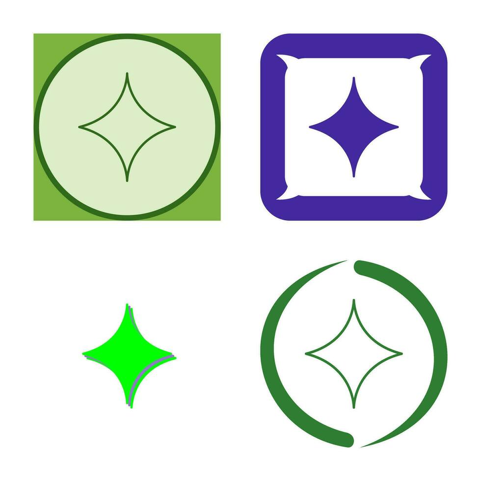 Unique Diamond Vector Icon