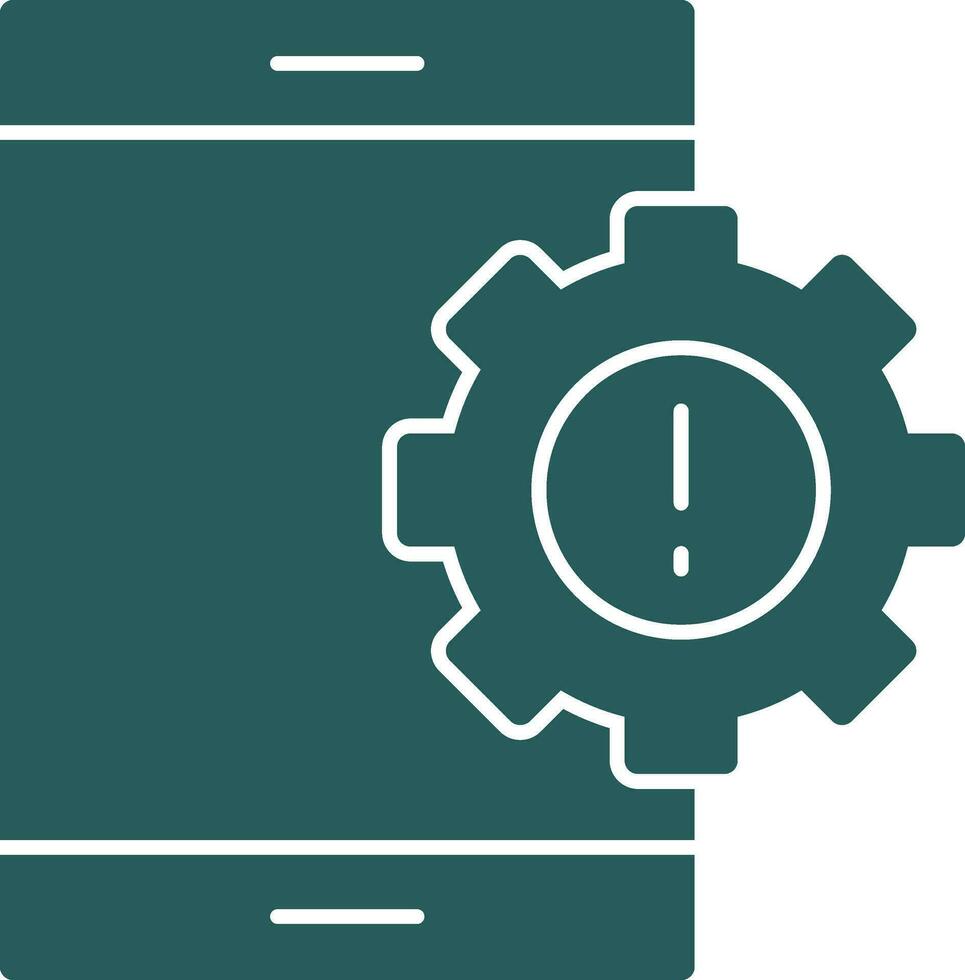 Mobile App Vulnerabilities Vector Icon Design
