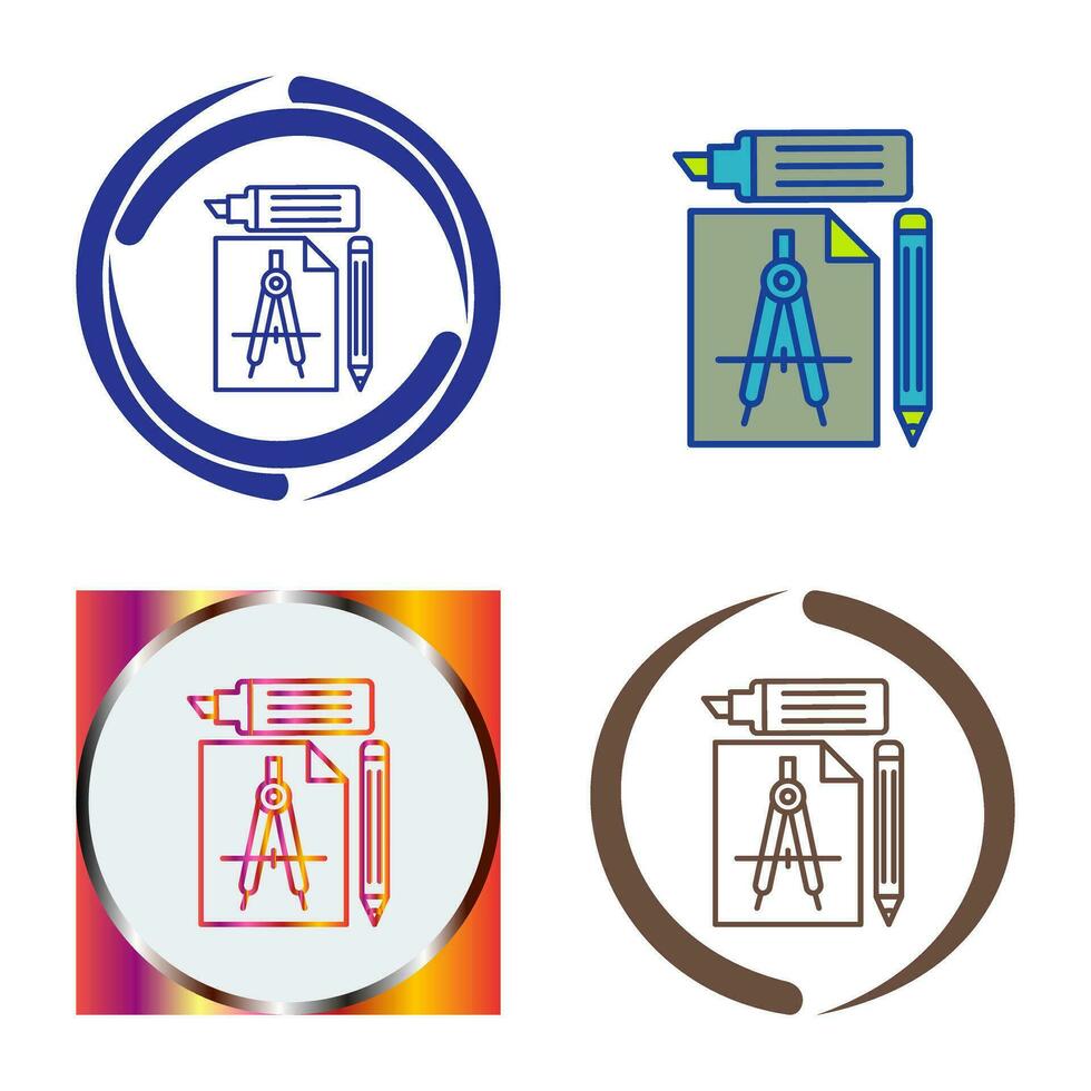 Study Tools Vector Icon