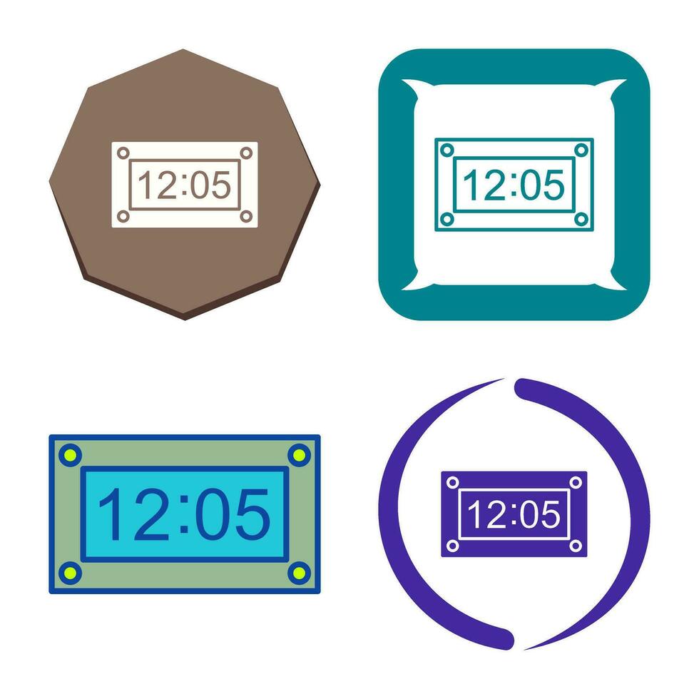 Unique Timer Vector Icon