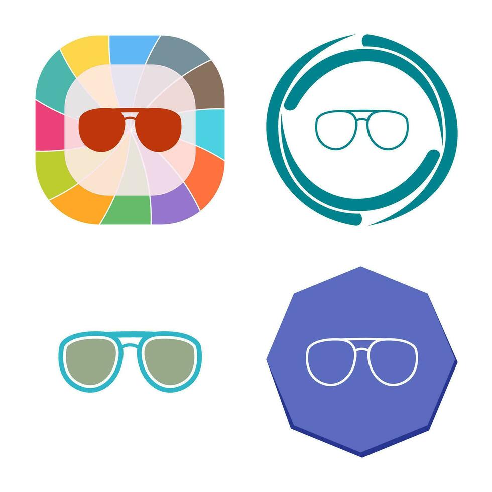 Unique Glasses Vector Icon