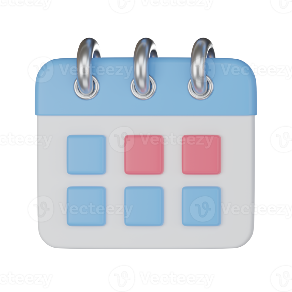 Calendar 3D Illustration png