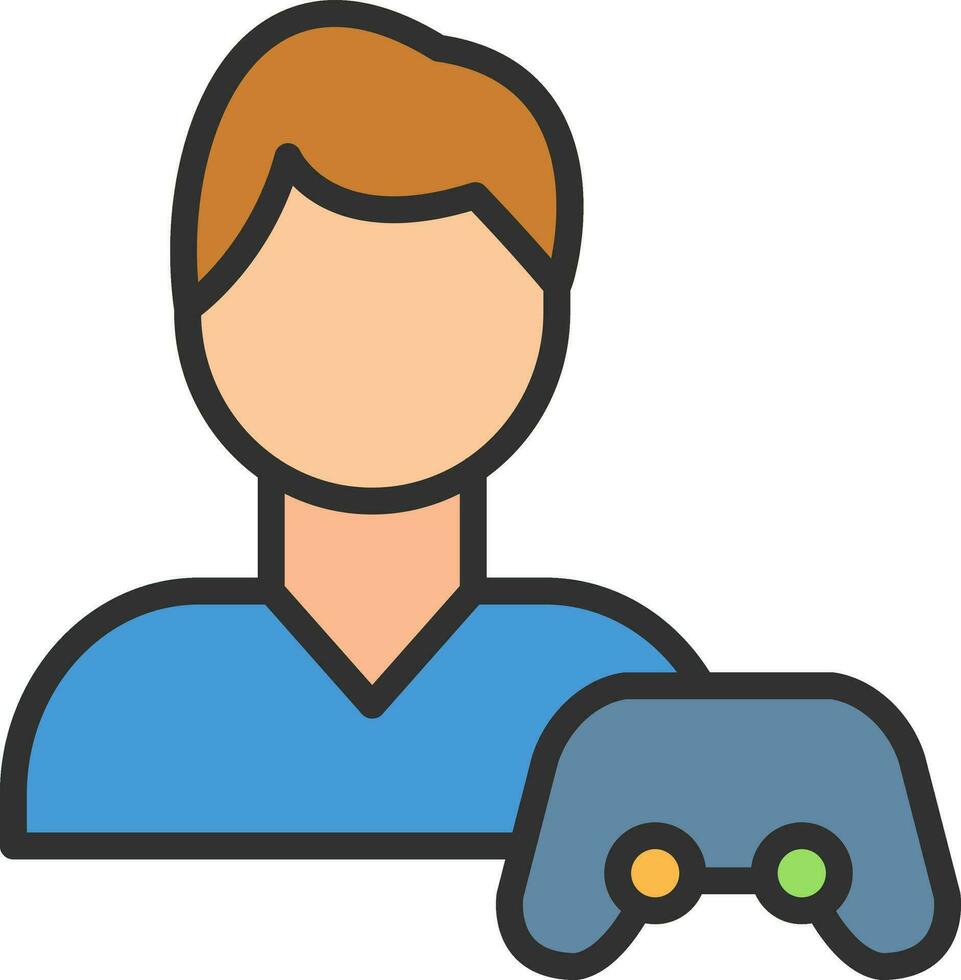 jugador vector icono diseño