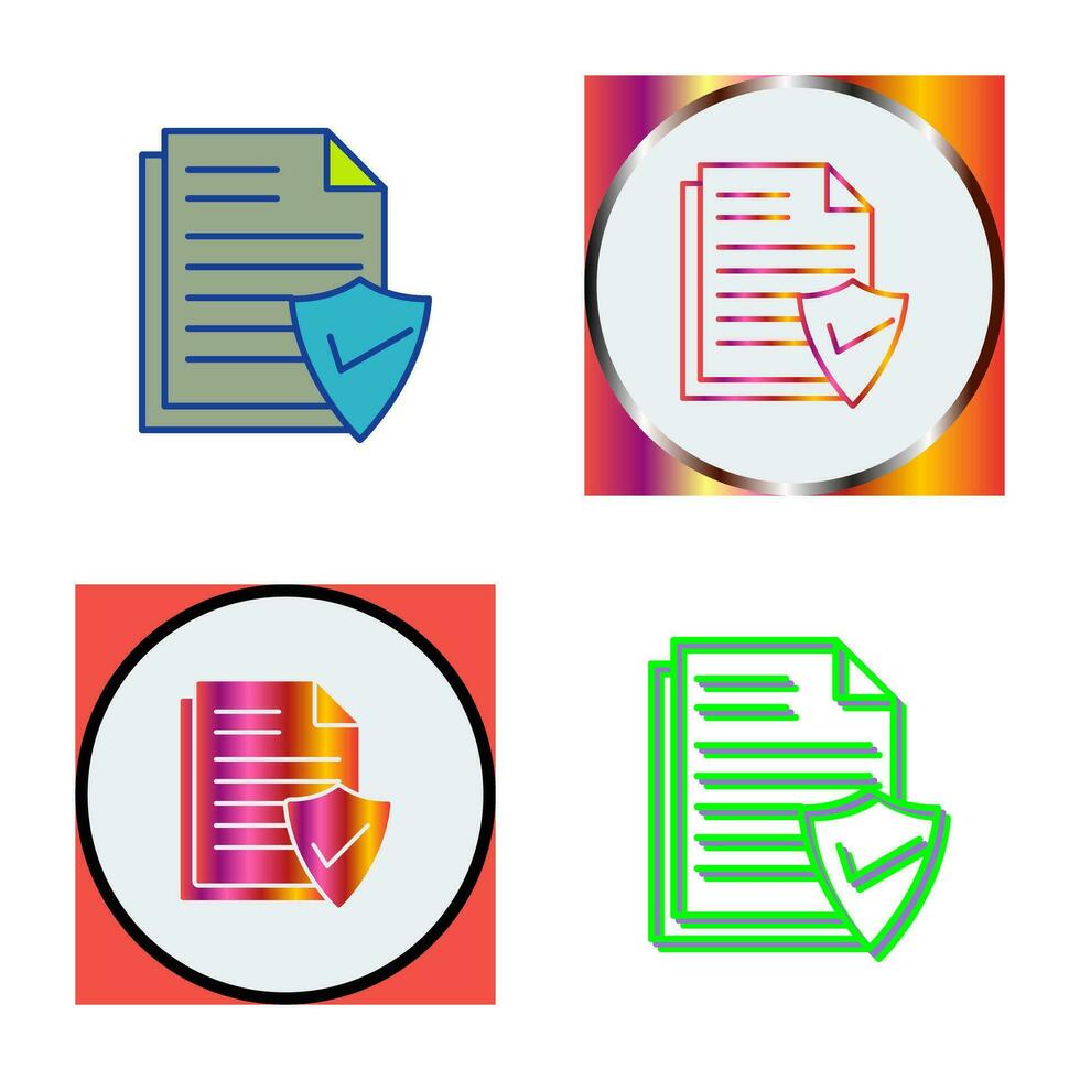 Valid Document Vector Icon