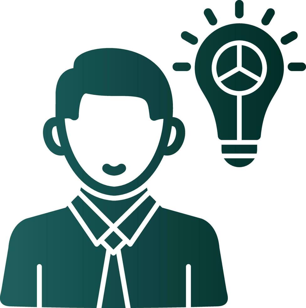 Strategic Thinking Vector Icon Design