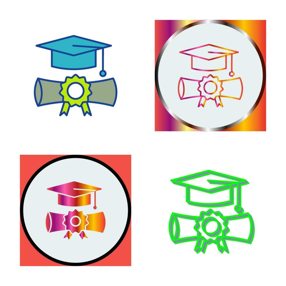 icono de vector de graduación