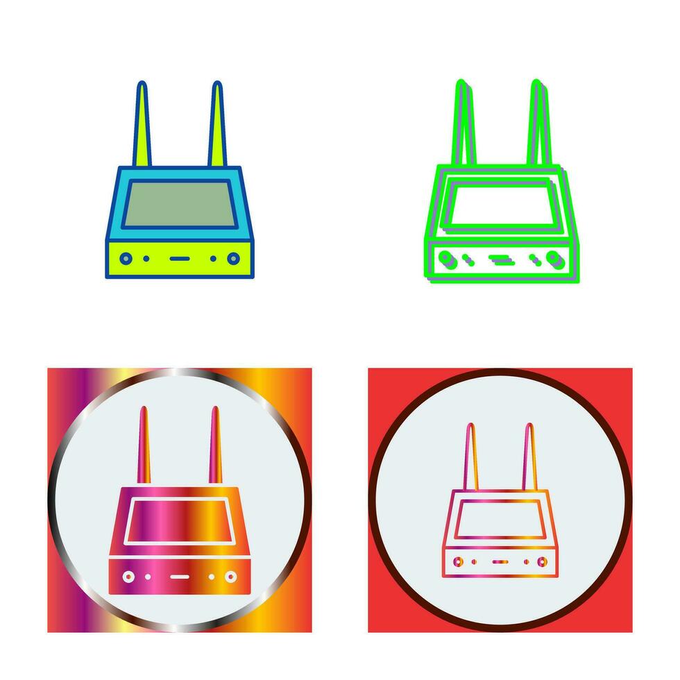 Unique Router Vector Icon