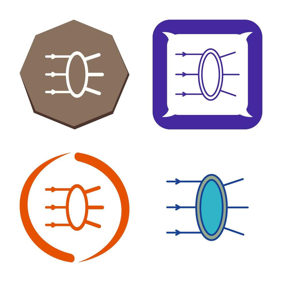 Refraction Vector Icon
