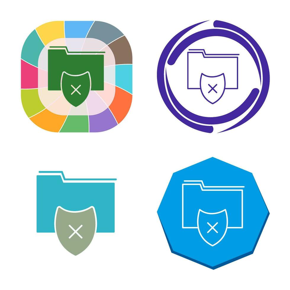 Vulnerable Folder Vector Icon