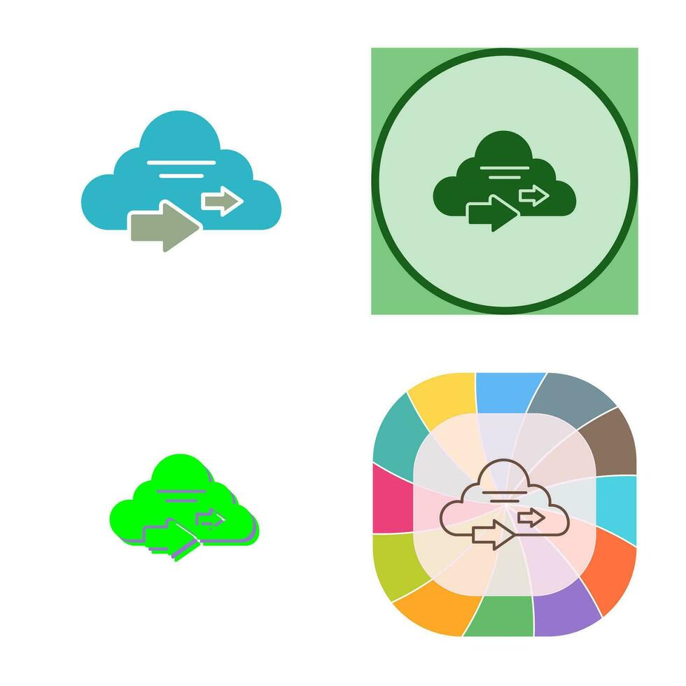 Cloud Computing Vector Icon