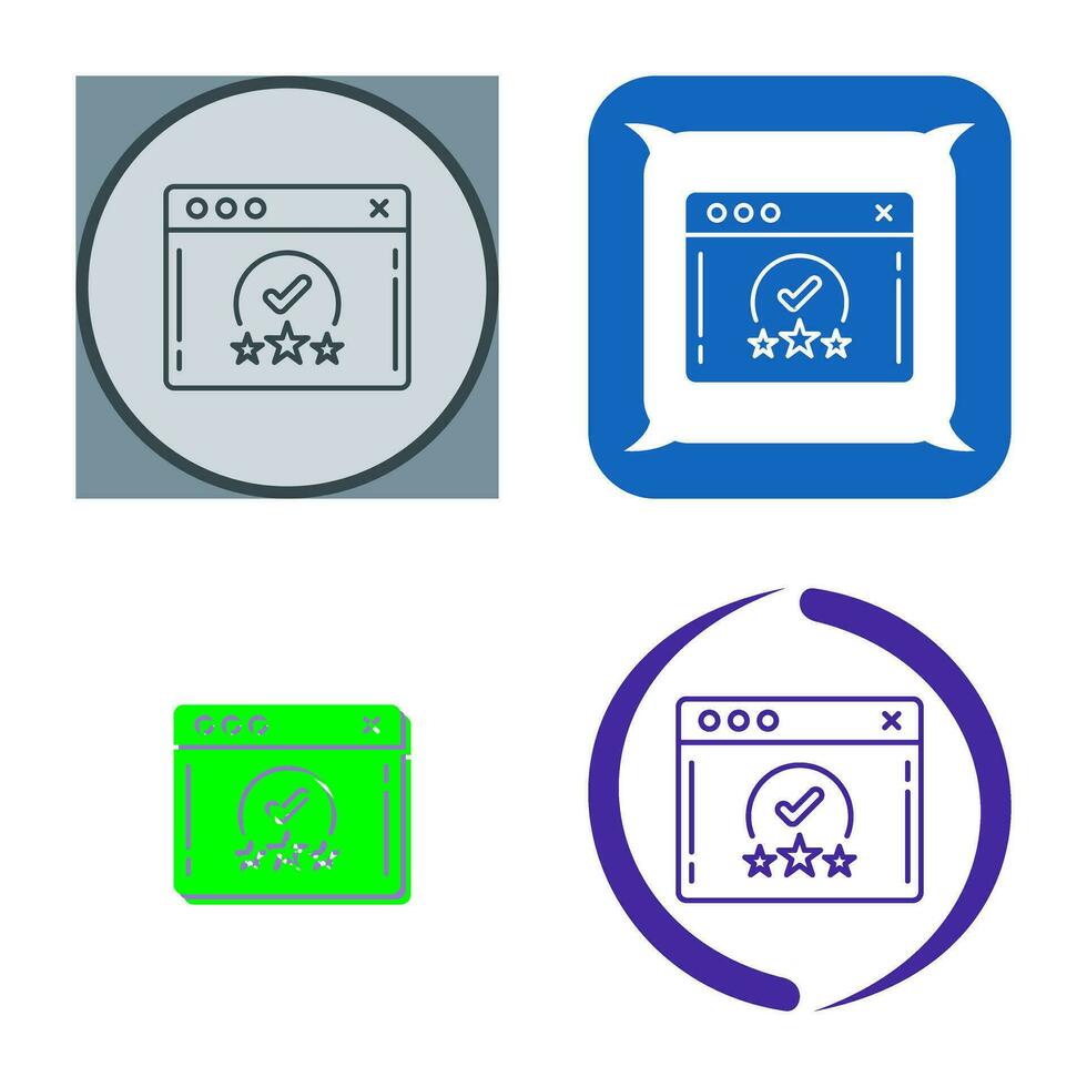 Rating Vector Icon