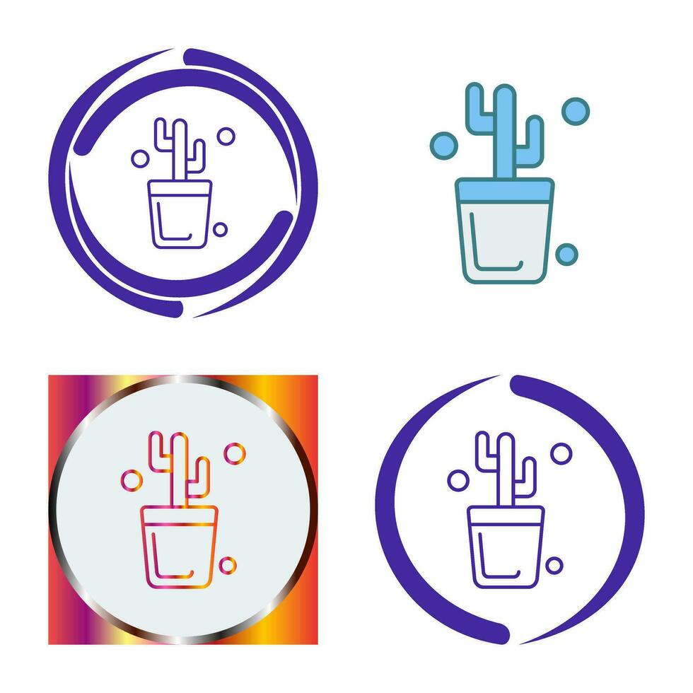 icono de vector de cactus