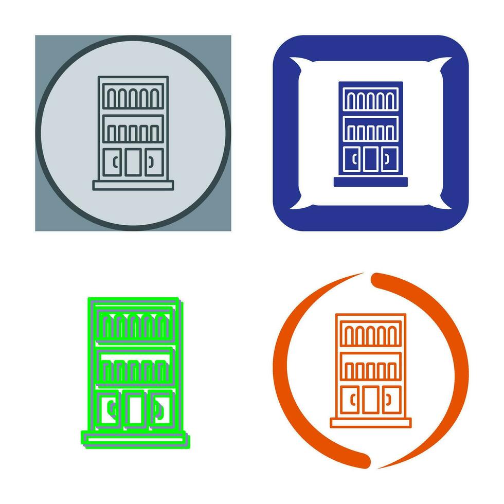 Book Shelf Vector Icon