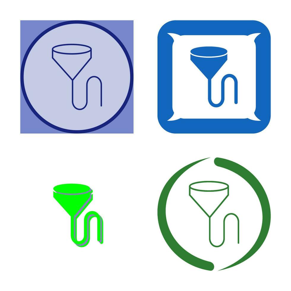 Unique Beer Bong Vector Icon