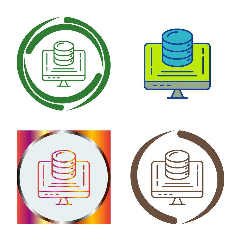 Data Storage Vector Icon