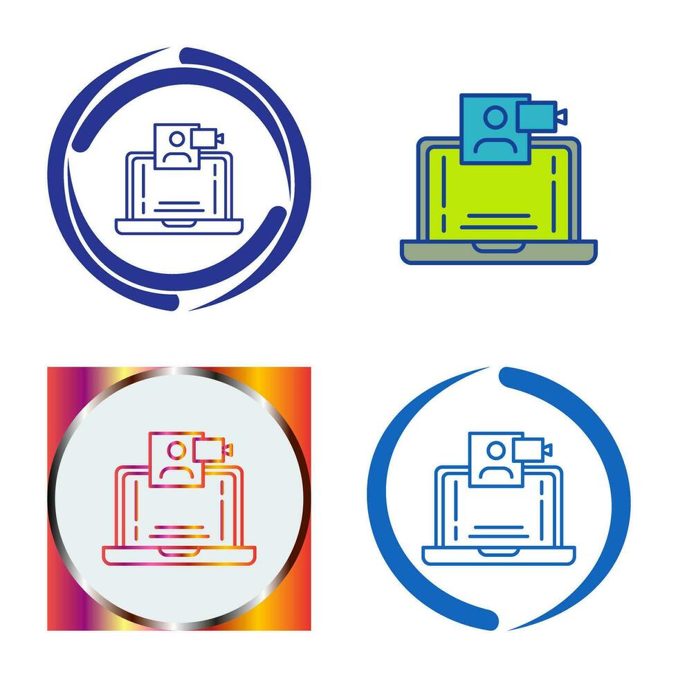 Video Call Vector Icon