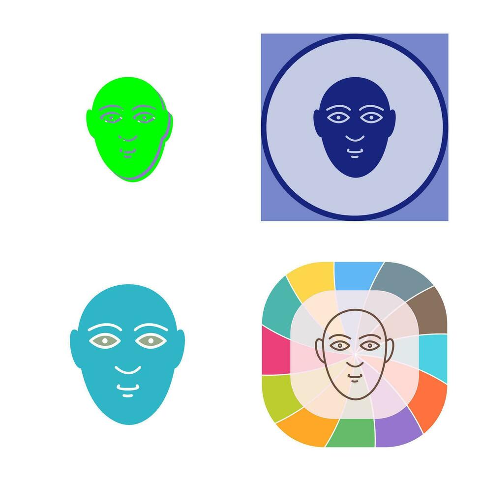Human Face Vector Icon