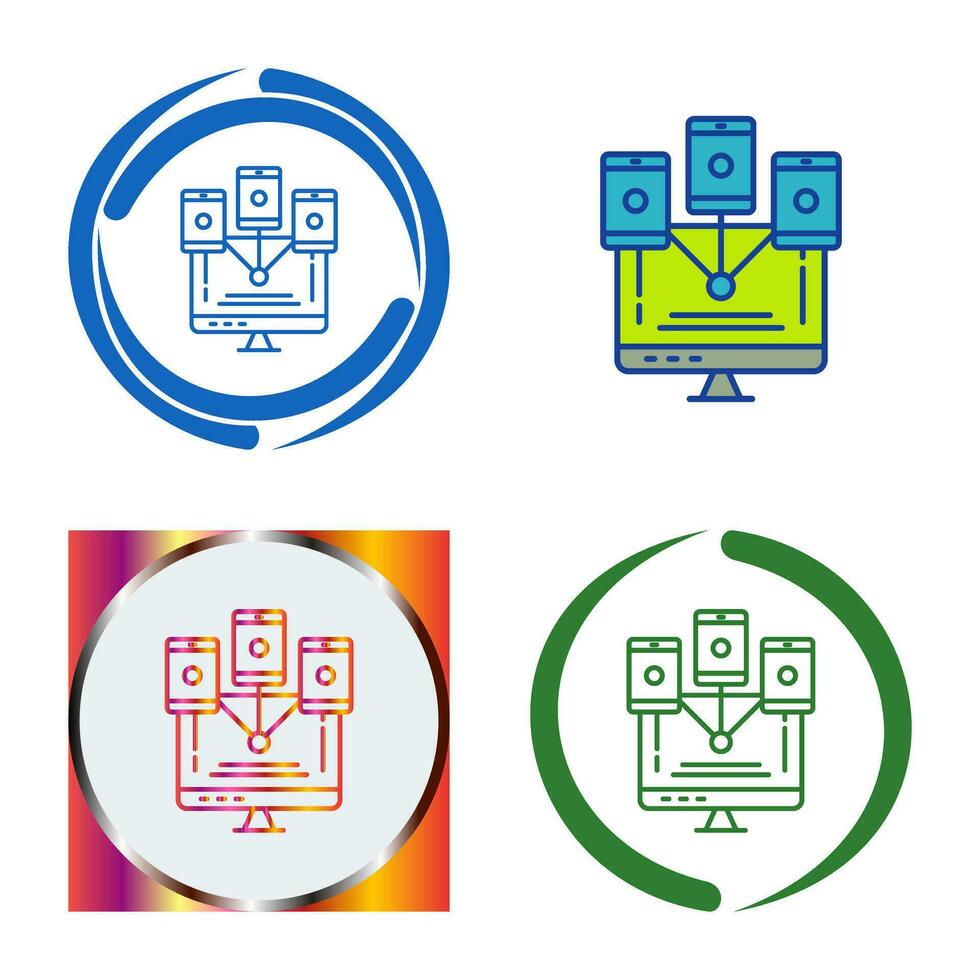 Computer Networks Vector Icon
