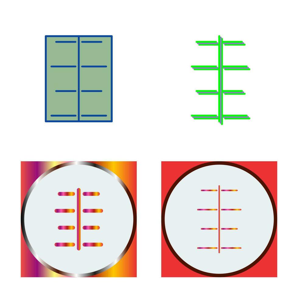 icono de vector de alineación de centro único