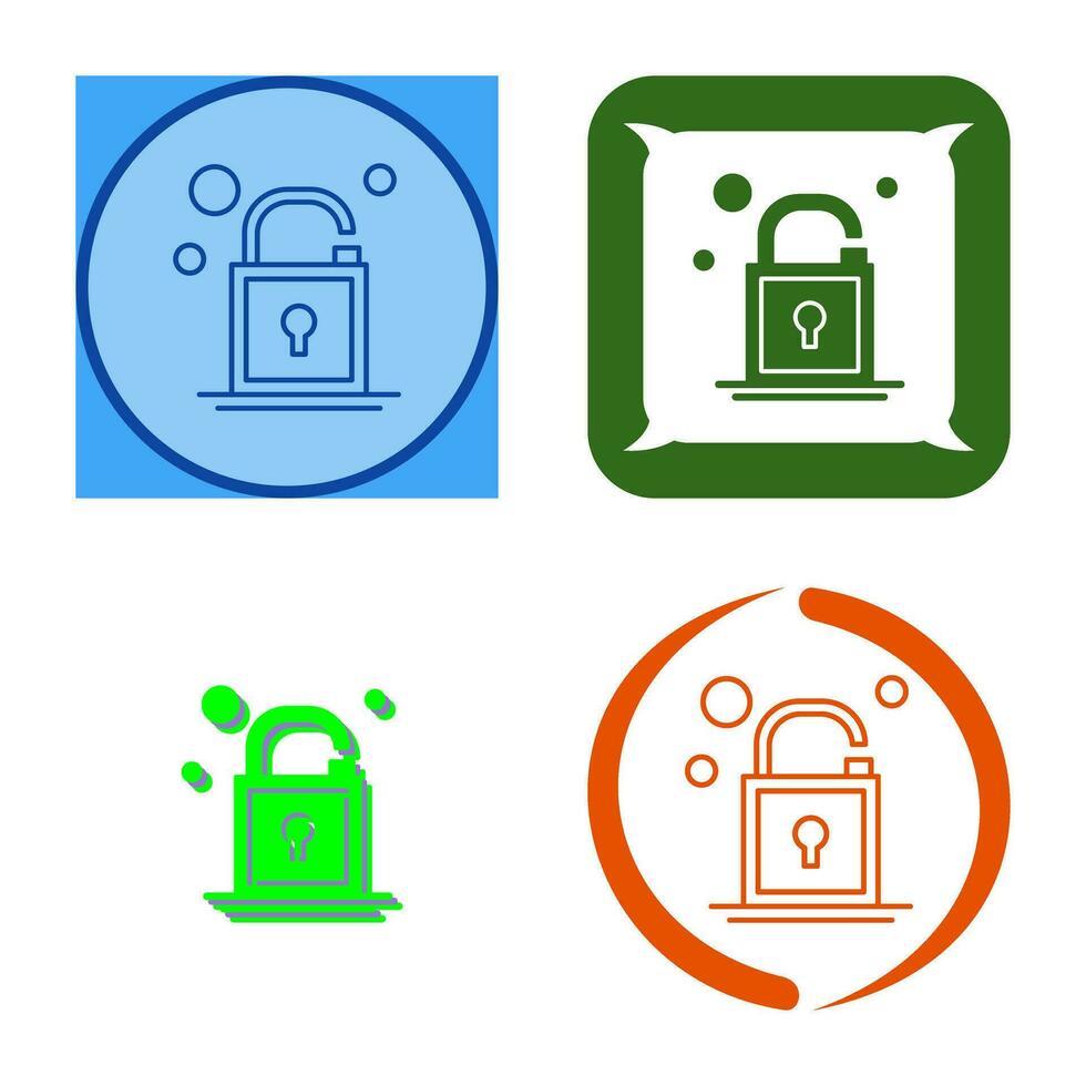 Open Lock Vector Icon
