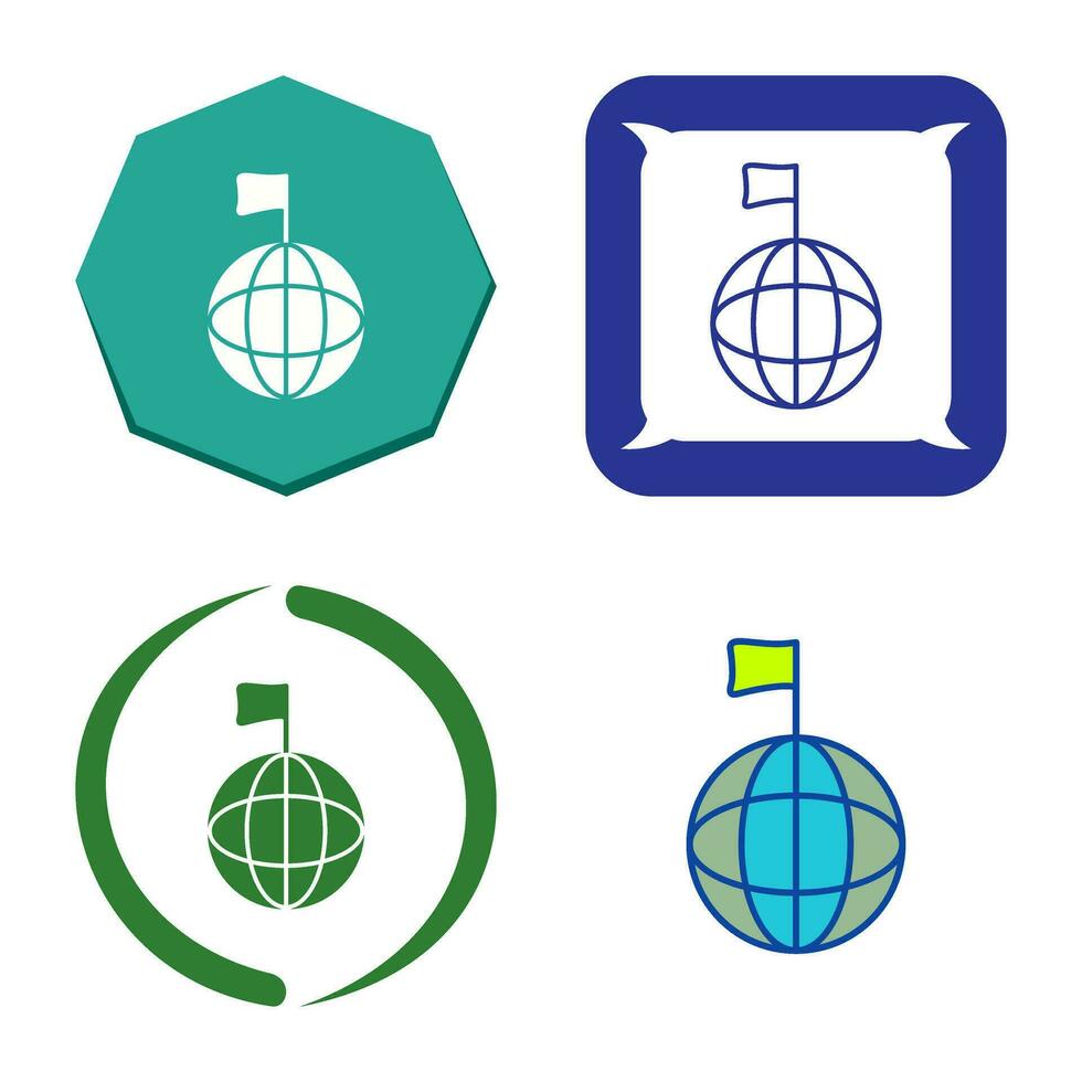 Unique Global Signals Vector Icon