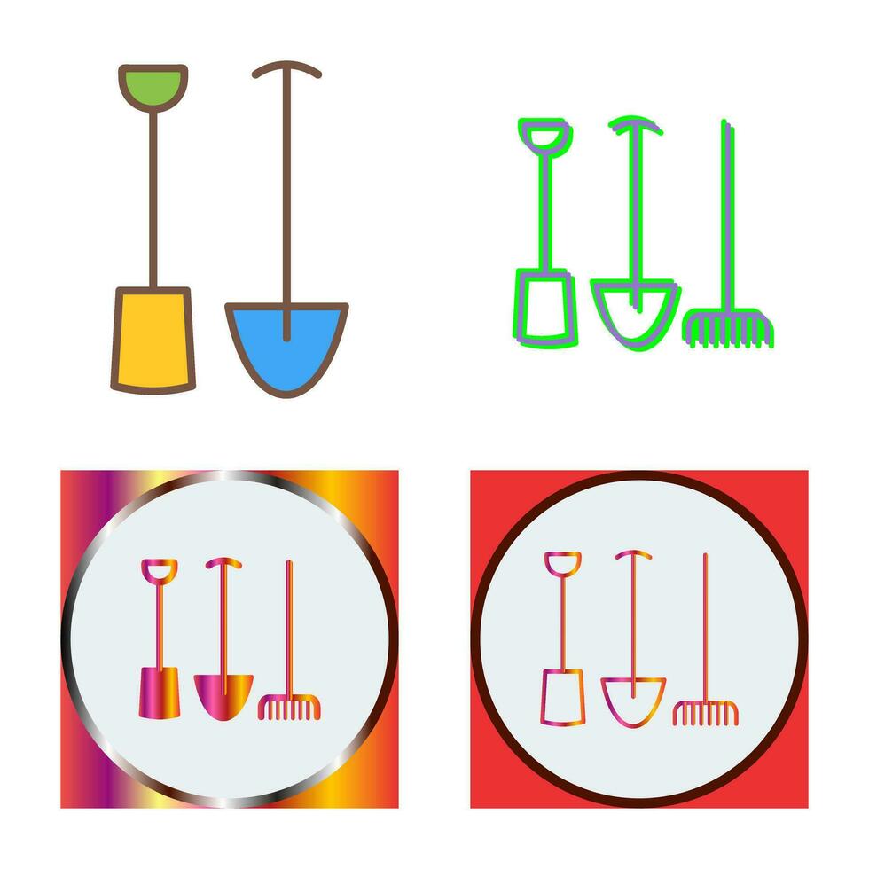 icono de vector de herramientas de jardinería