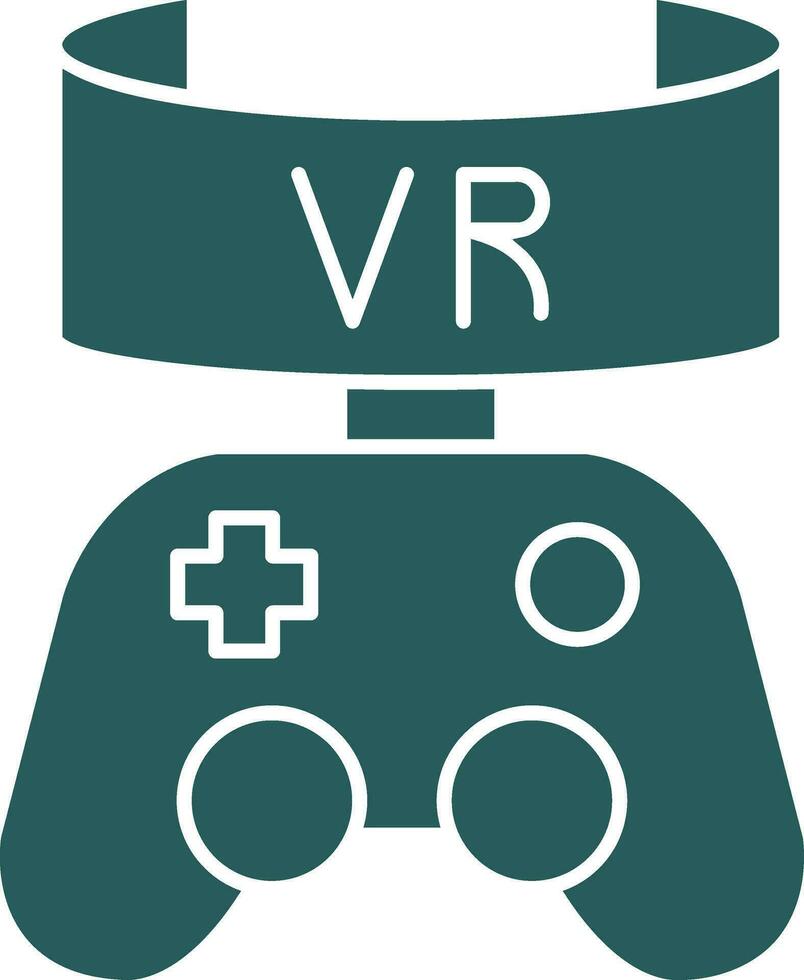 vr juego vector icono diseño