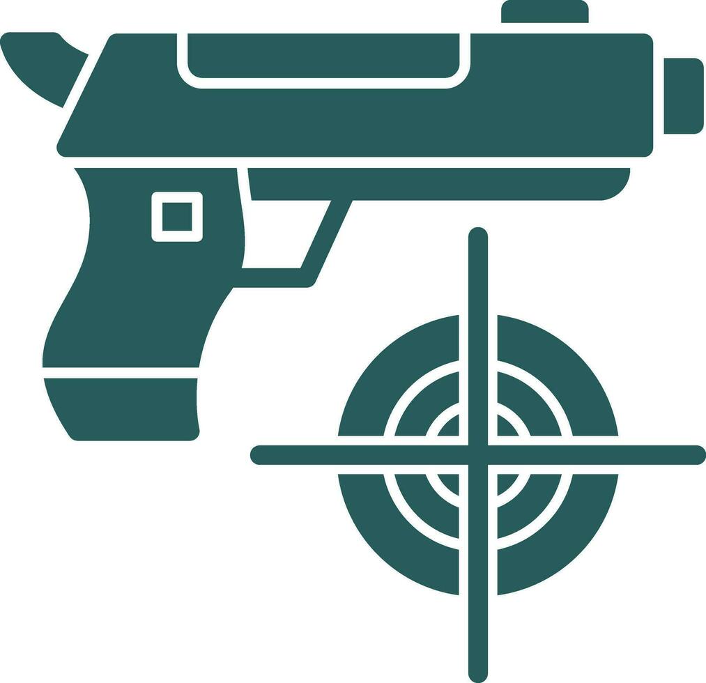 Shooting Game Vector Icon Design