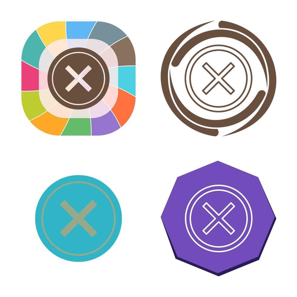 Do Not Cross Vector Icon