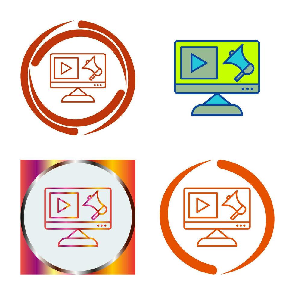 Unique Digital Marketing Vector Icon