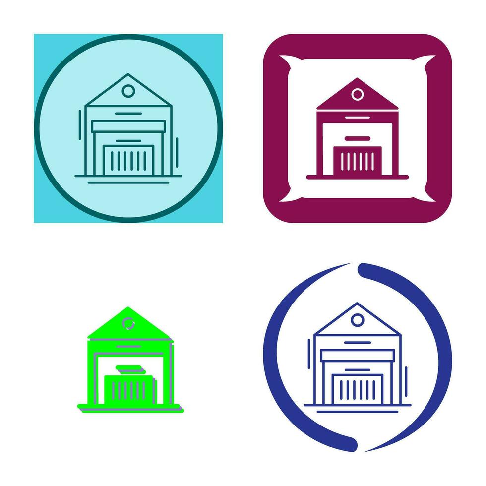 Warehouse Vector Icon