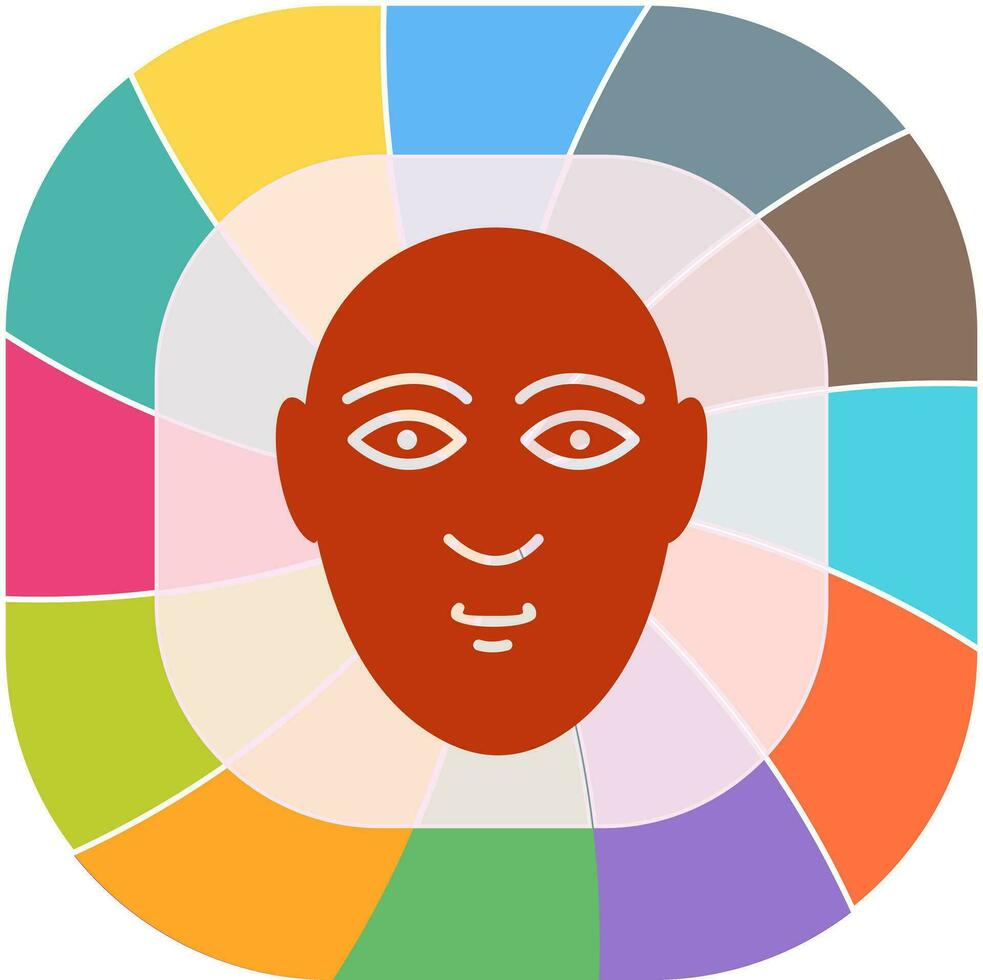 Human Face Vector Icon