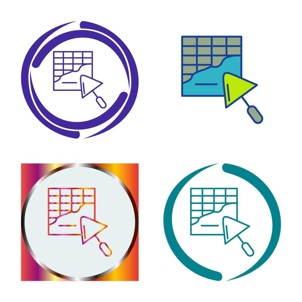 Plastering Vector Icon