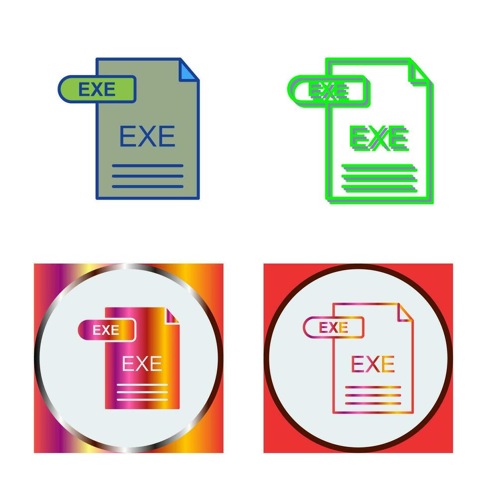 EXE Vector Icon