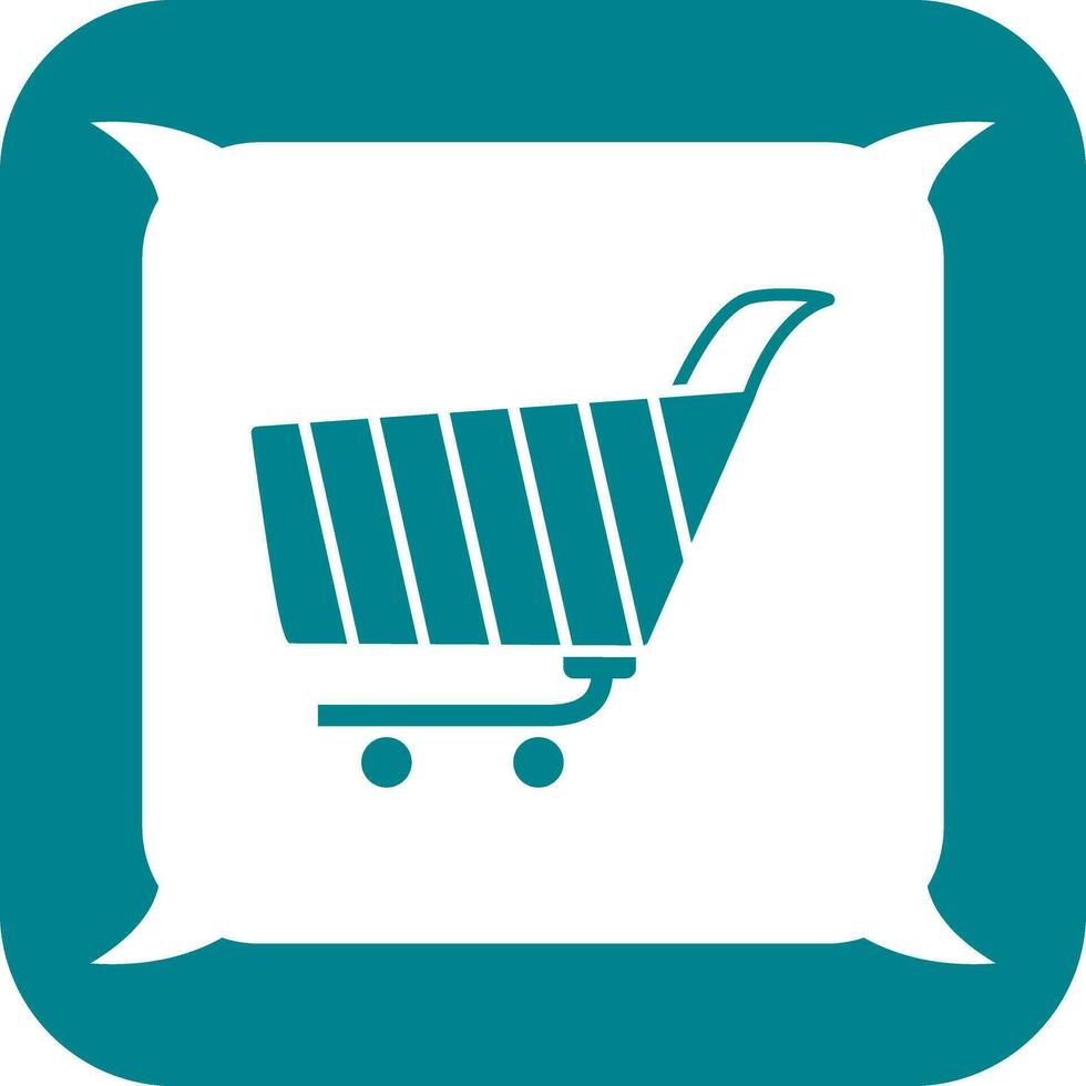 Unique Shopping Cart Vector Icon