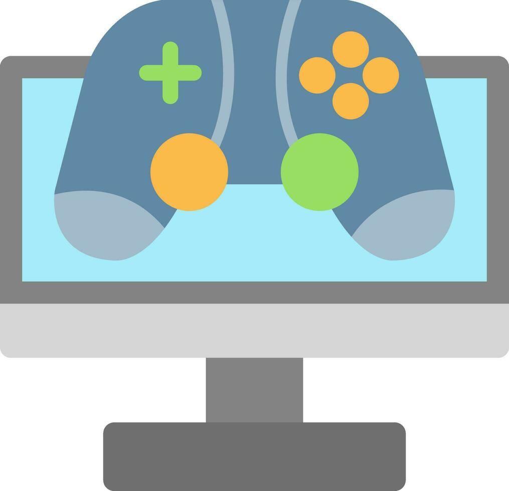 Monitor Screen Vector Icon Design