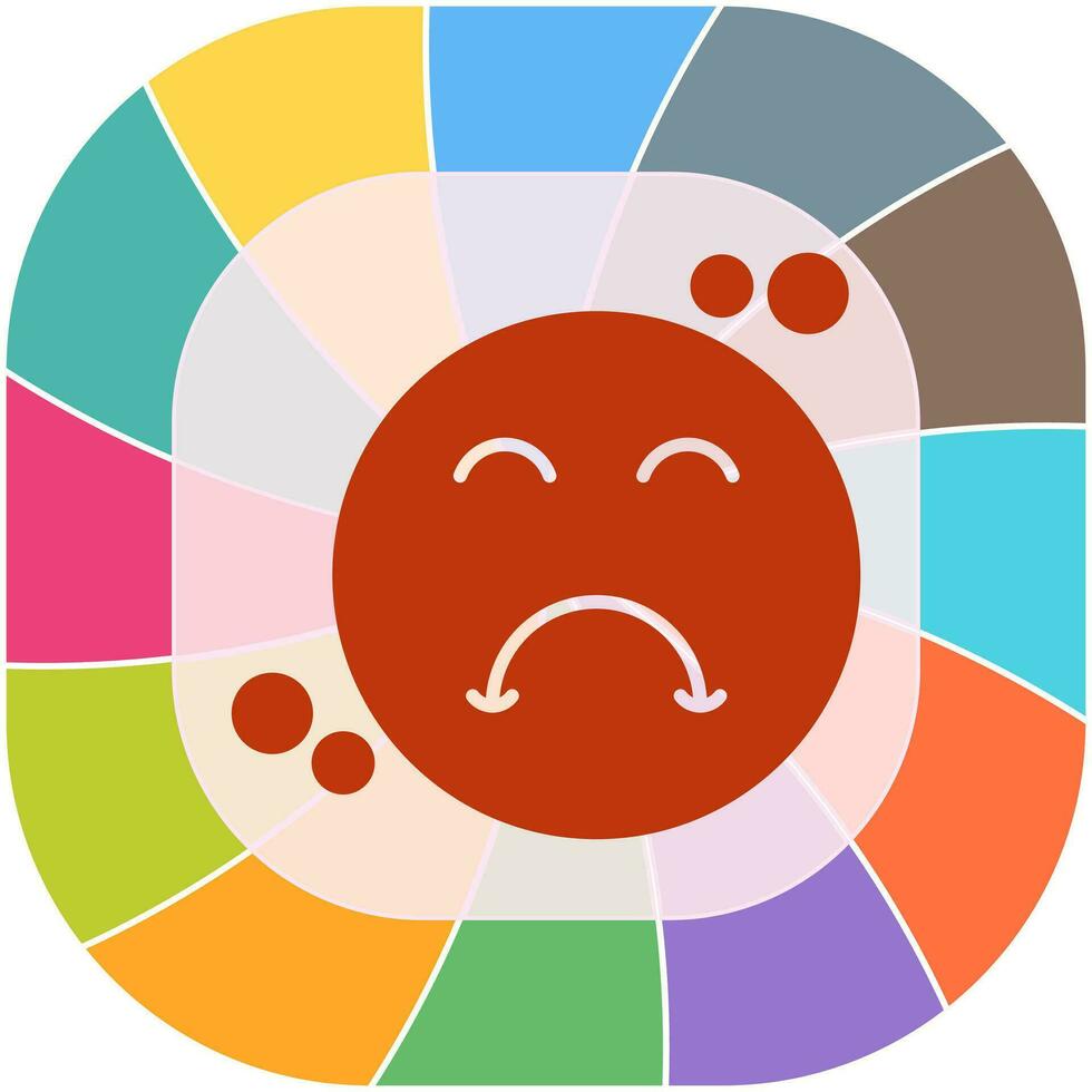 Upset Vector Icon