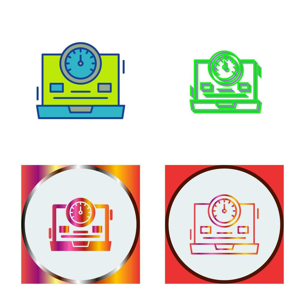 Speedometer Vector Icon